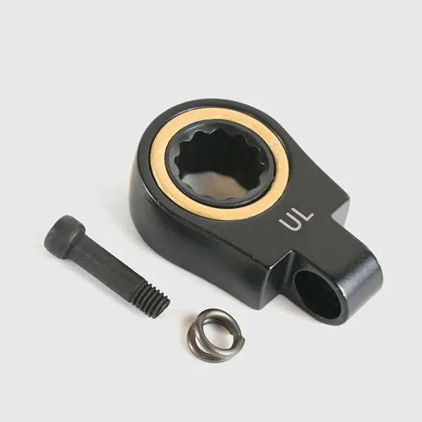 フジ矢 交換用首振りラチェットヘッド（黒金）8mm