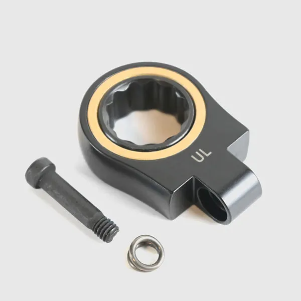 フジ矢 交換用首振りラチェットヘッド（黒金）14mm