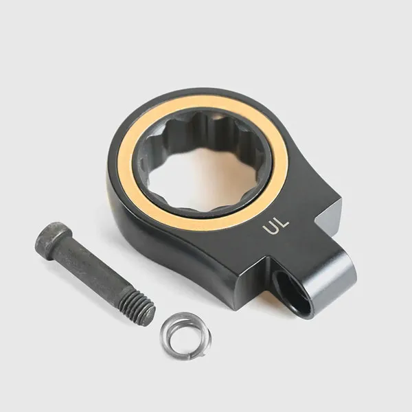 フジ矢 交換用首振りラチェットヘッド（黒金）19mm