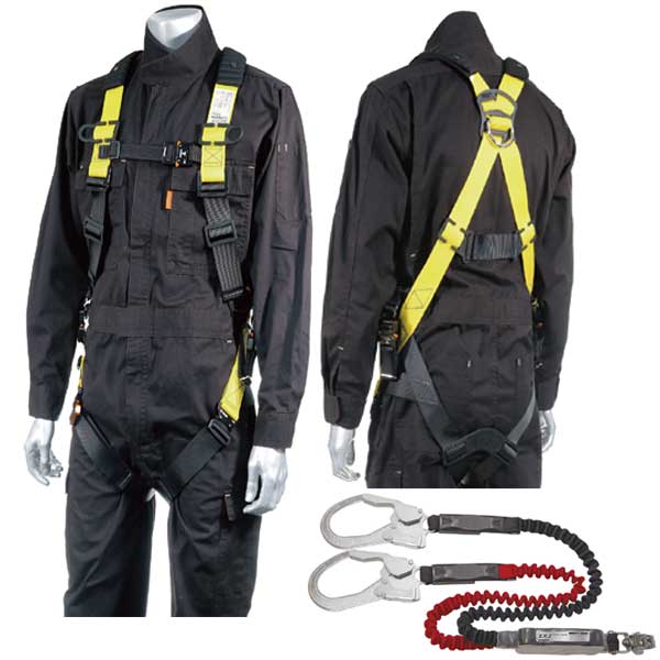 ジェフコム ハーネス ランヤードセット HS-20DS-B