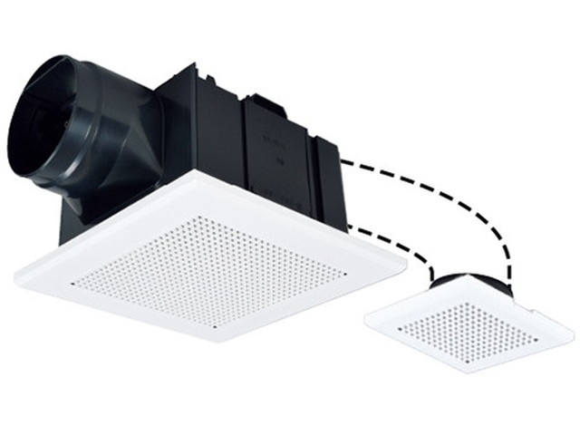 三菱電機　天井埋込形換気扇　樹脂製　ルーバーセット　2室用　VD-17ZFC14