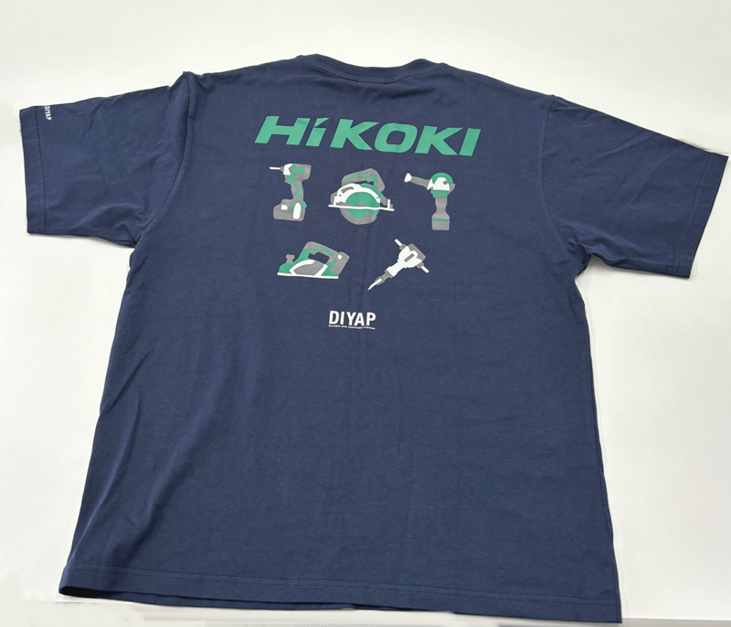 DIYAAP ハイコーキコラボTシャツ ネイビー 3L