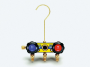 TASCO タスコ  R22 R12 R502用 サイトグラス付ニードルバルブマニホールドボディ TA120T-11