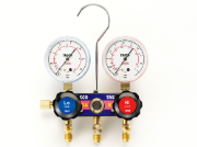 TASCO タスコ  R410A R32用 サイトグラス付ゲージマニホールドキット　TA122F-2