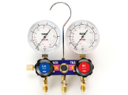 TASCO タスコ 　R410A R32用 サイトグラス付ゲージマニホールドキット　TA122J-2