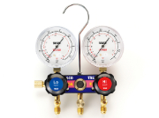 TASCO タスコ 　R410A R32用 サイトグラス付ゲージマニホールドキット　TA122JV-1