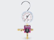 TASCO タスコ  R410A R32用 ボールバルブ式シングルゲージマニホールドキット　TA123CV-1