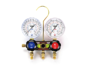 TASCO タスコ 　R404A R407C R507A R134a用 サイトグラス付ゲージマニホールドキット　TA124A