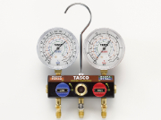 TASCO タスコ  R404A R407C R507A R134a用 ボールバルブ式ゲージマニホールドキット TA124KV-2