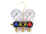 TASCO タスコ  R404A R407C R507A R134a用 サイトグラス付ゲージマニホールドキット　TA124V-2