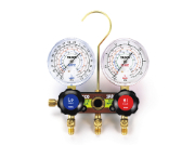 TASCO タスコ  R404A R407C R507A R134a用 サイトグラス付ゲージマニホールドキット TA124VH