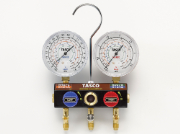 TASCO タスコ  R404A R407C R507A R134a用 ボールバルブ式ゲージマニホールドキット TA124W