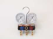 TASCO タスコ  R404A R407C R507A R134a用 ボールバルブ式ゲージマニホールド　TA124W-1