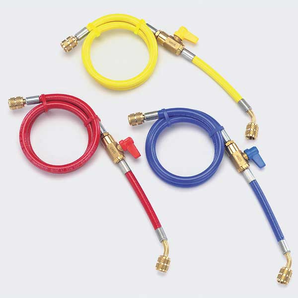 TASCO タスコ  バルブ付チャージホース 92cm 赤 TA134AA-1