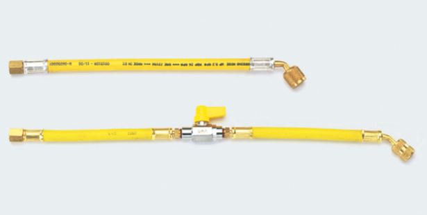 TASCO タスコ R410A用ゲージホース TA136GV-2 41cm バルブ付