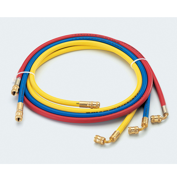 TASCO タスコ チャージホース　TA137HE-3　黄　240cm片側90°