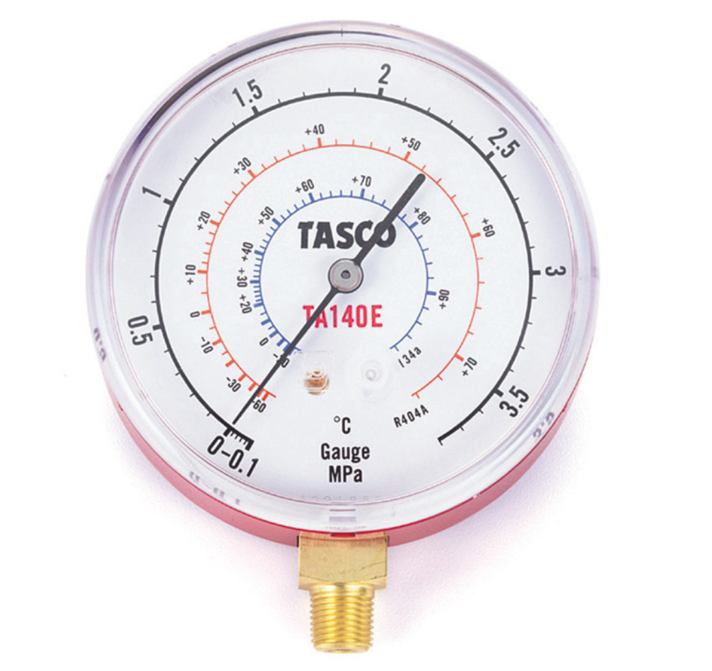 TASCO タスコ R134a、R404A用高精度圧力計/連成計　TA140E