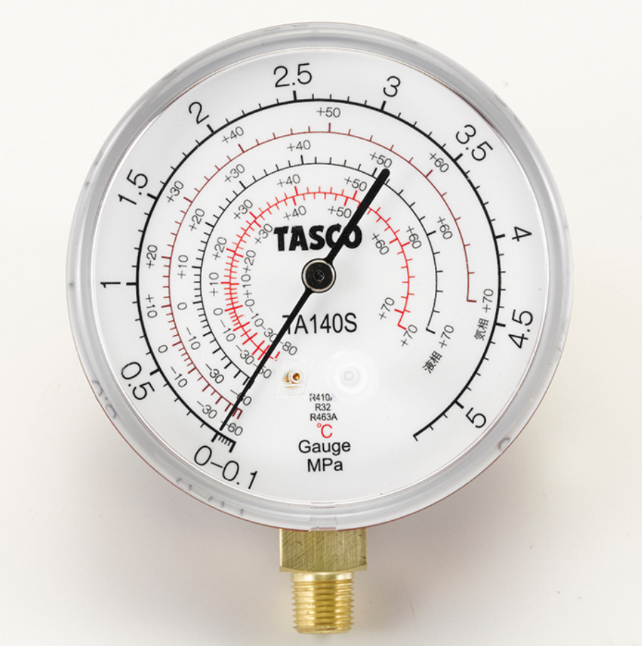 TASCO タスコ ハイブリッド型圧力計/連成計　TA140S