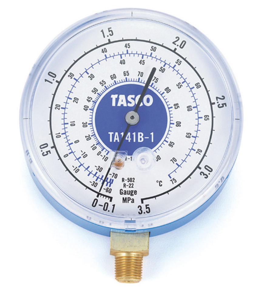 TASCO タスコ R22、R12、R502用高精度圧力計/連成計　TA141B-1