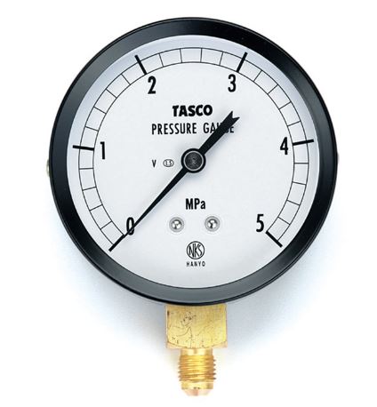 TASCO タスコ 75φフレアタイプ圧力計　TA141GF-250