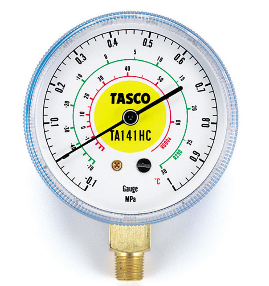 TASCO タスコ R600a、R290用高精度圧力計/連成計　TA141HC