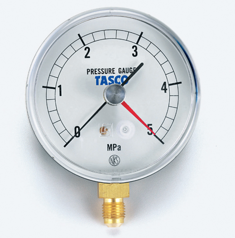 TASCO タスコ 75φフレアタイプ圧力計　TA148AF-250