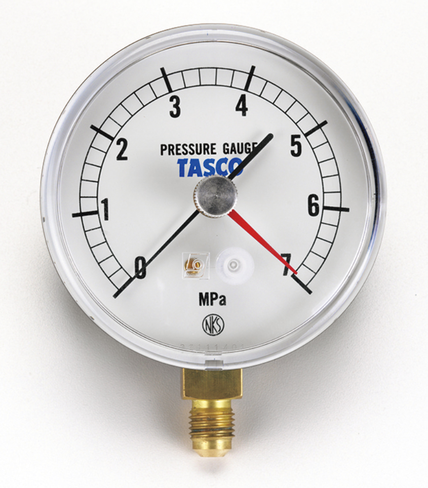 TASCO タスコ 75φフレアタイプ圧力計　TA148AF-270