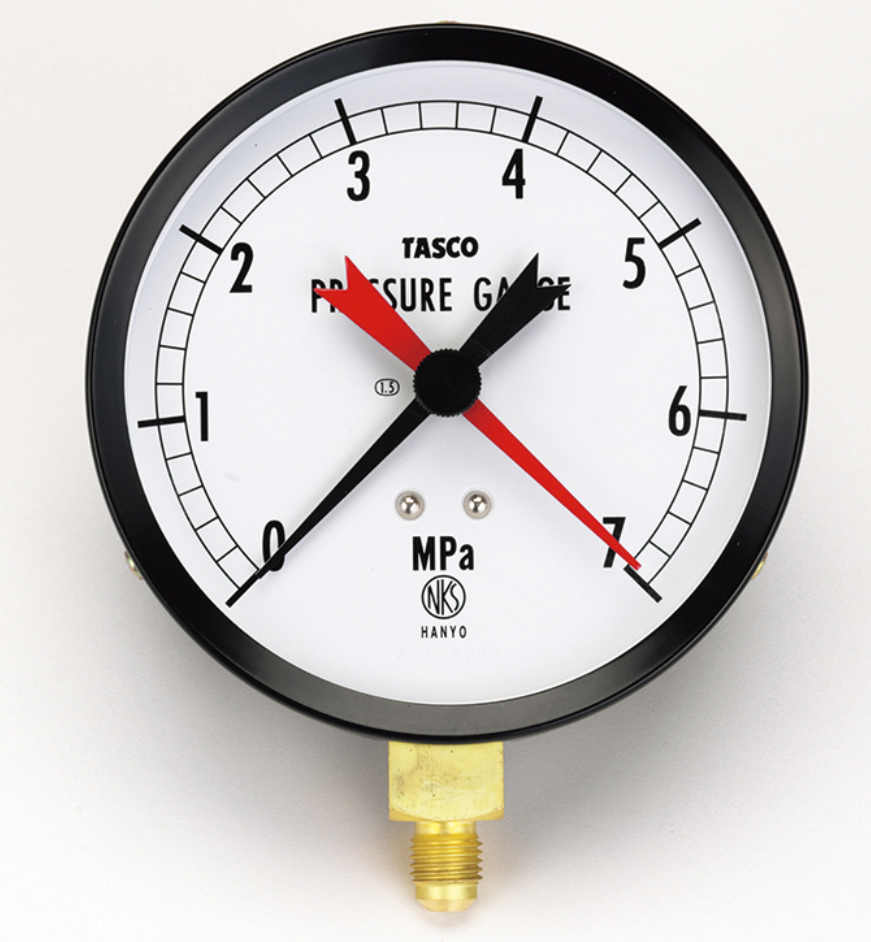 TASCO タスコ 100φフレアタイプ圧力計　TA148AF-370