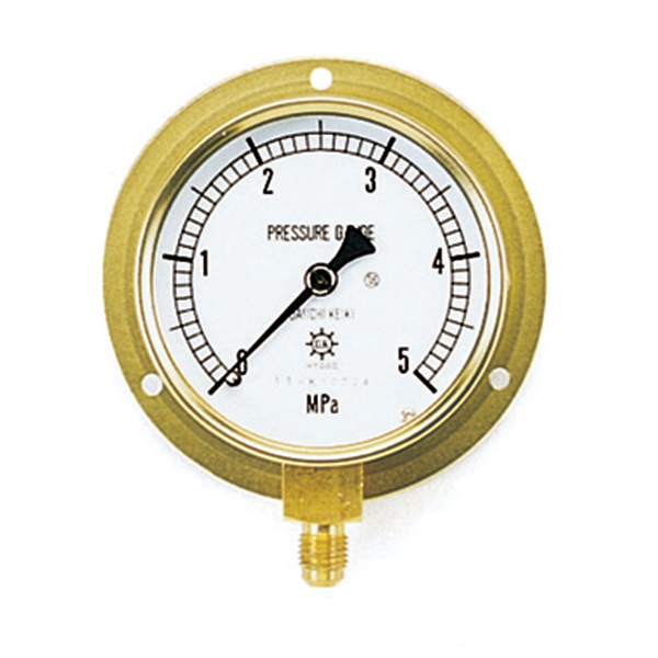 TASCO タスコ 75φ圧力計　TA148F-250　つば付き下出し