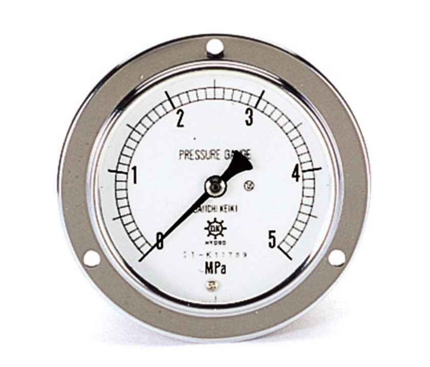 TASCO タスコ 60φ圧力計　TA149F-150　つば付き後ろ出し
