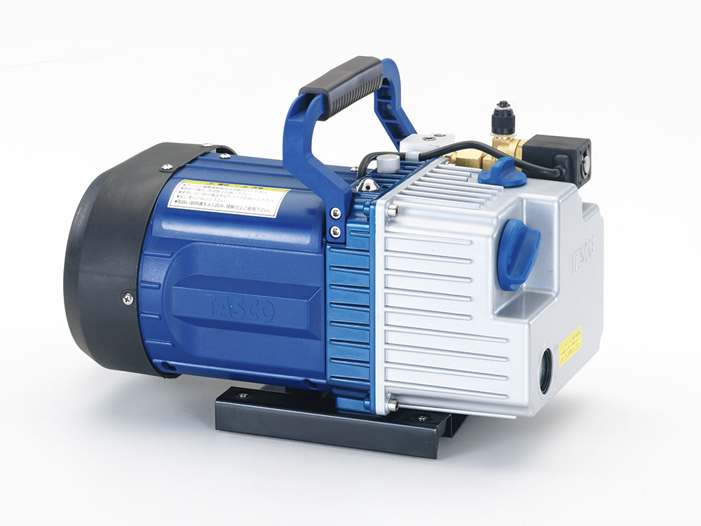 TASCO タスコ 　オイル逆流防止弁付 高性能ミストレスツーステージ真空ポンプ　本体のみ　TA150YA