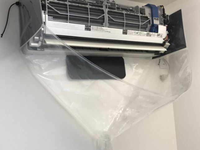 TASCO タスコ 壁掛用エアコン洗浄カバー（オープン型）　TA918CA