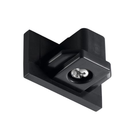 ヤザワ　ライティングダクト用エンドキャップ　ブラック　ENDC01BK