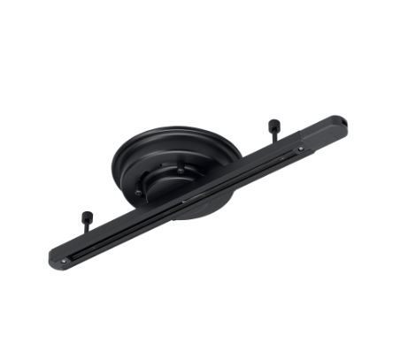 ヤザワ　薄型シーリング直付けダクトレール500mm 黒 LRD501BK