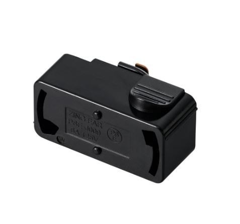 ヤザワ　ライティングダクト用シーリングボディ　ブラック SF7011BK